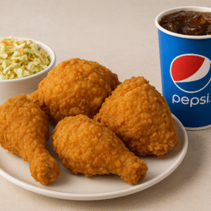 Broast Meal (Brost chiken 4 pcs + Coleslaw Salad + Pepsi)